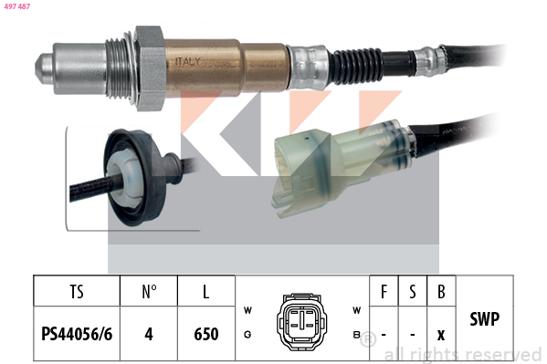 KW Lambda-sonde 497 487