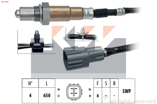 KW Lambda-sonde 497 805