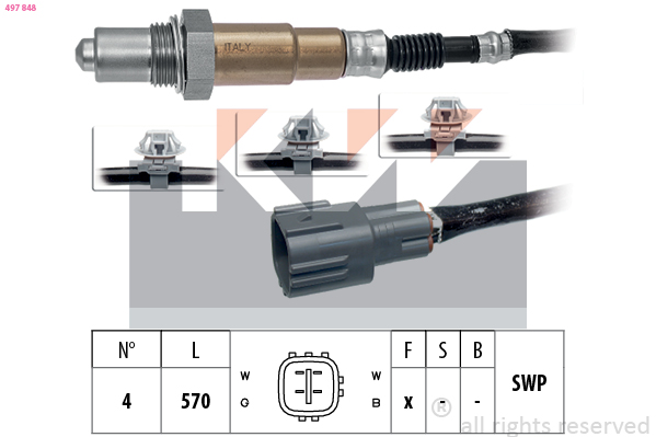 KW Lambda-sonde 497 848