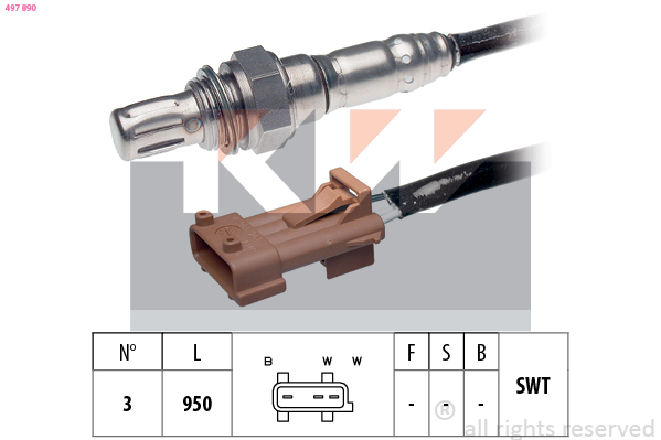 KW Lambda-sonde 497 890