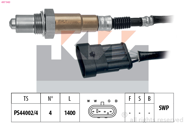 KW Lambda-sonde 497 943