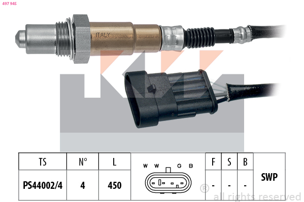 KW Lambda-sonde 497 945