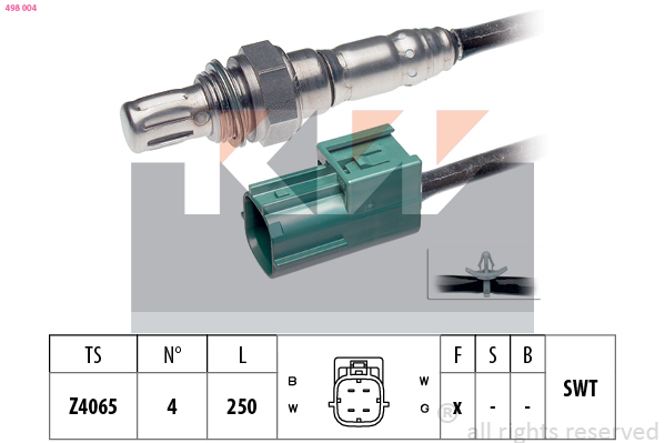 KW Lambda-sonde 498 004