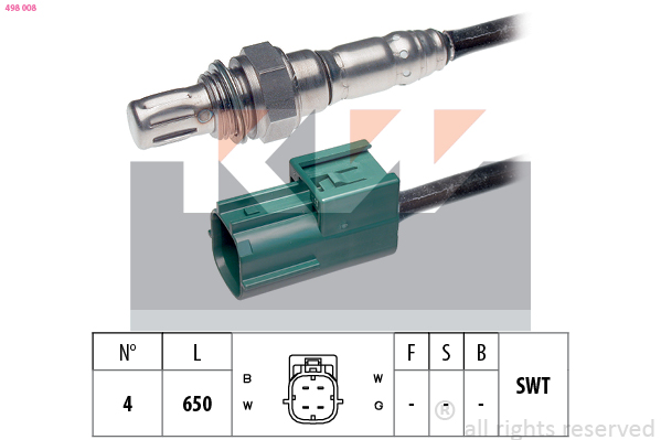 KW Lambda-sonde 498 008