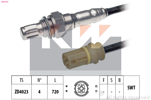 KW Lambda-sonde 498 087