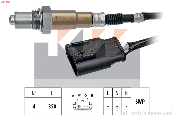 KW Lambda-sonde 498 150