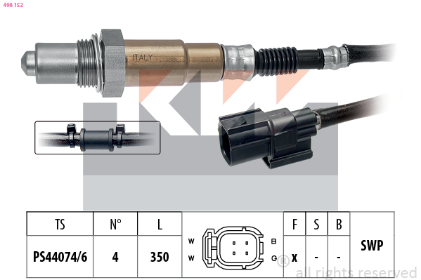 KW Lambda-sonde 498 152