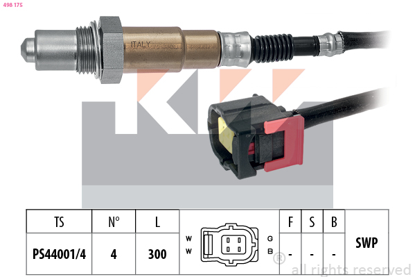 KW Lambda-sonde 498 175