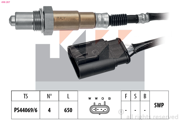 KW Lambda-sonde 498 207