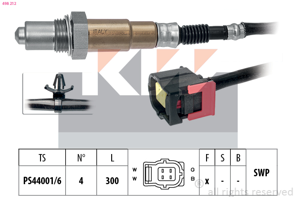 KW Lambda-sonde 498 212