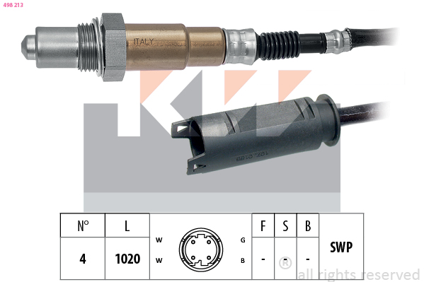 KW Lambda-sonde 498 213