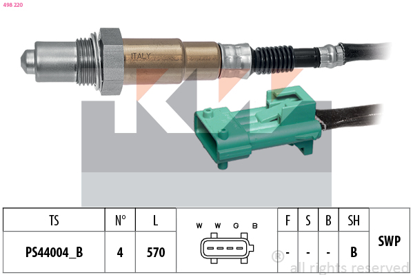 KW Lambda-sonde 498 220