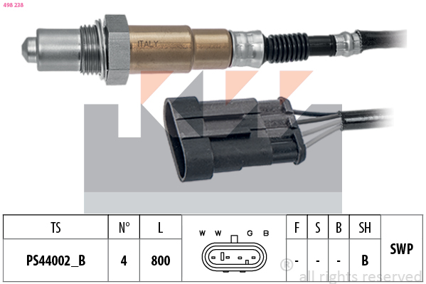 KW Lambda-sonde 498 238