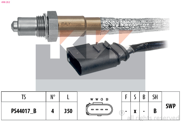 KW Lambda-sonde 498 252