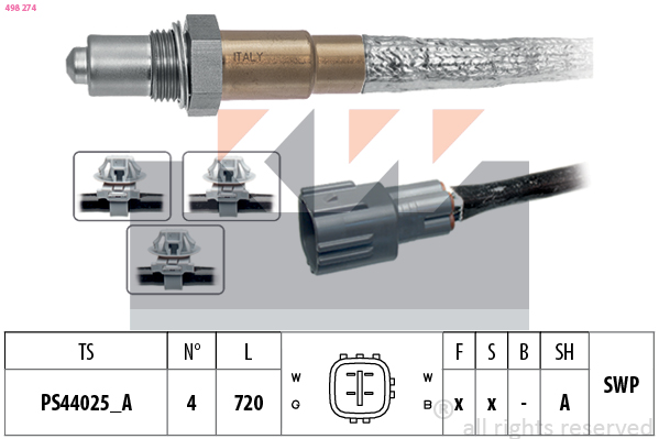 KW Lambda-sonde 498 274