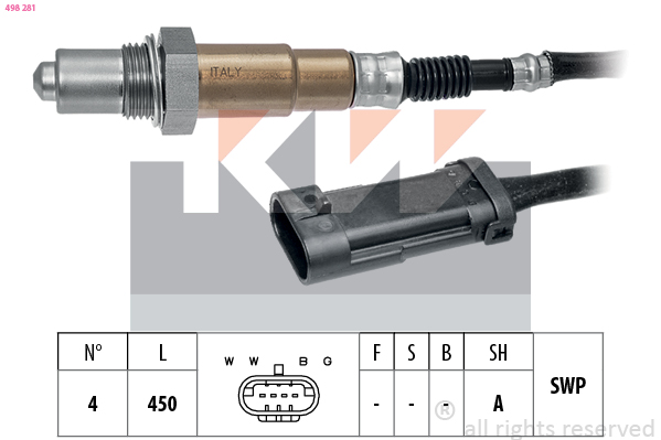 KW Lambda-sonde 498 281