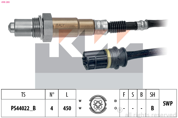 KW Lambda-sonde 498 285