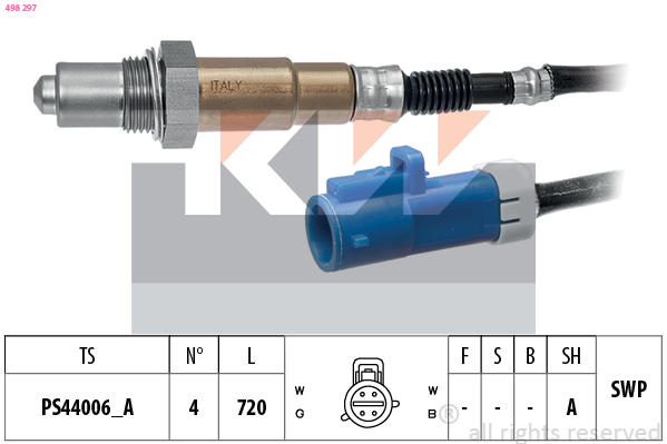 KW Lambda-sonde 498 297