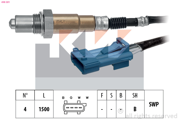 KW Lambda-sonde 498 301