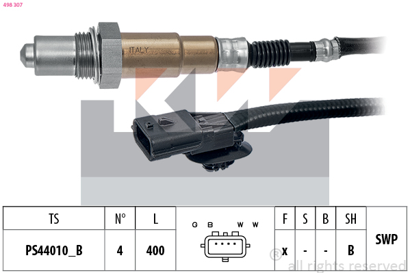 KW Lambda-sonde 498 307