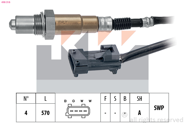 KW Lambda-sonde 498 318