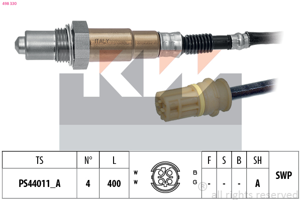 KW Lambda-sonde 498 330