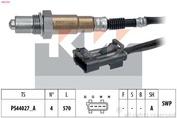 KW Lambda-sonde 498 334