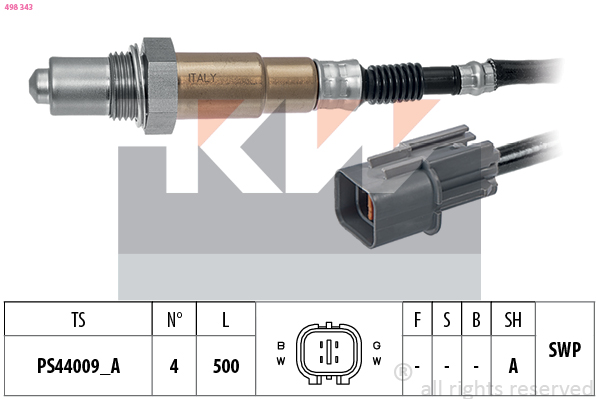 KW Lambda-sonde 498 343