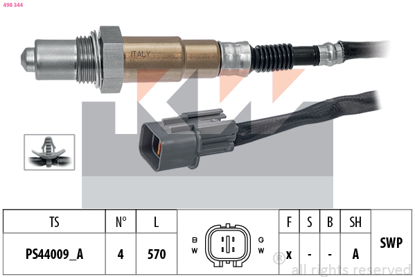 KW Lambda-sonde 498 344