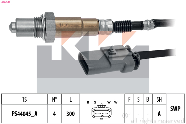 KW Lambda-sonde 498 349