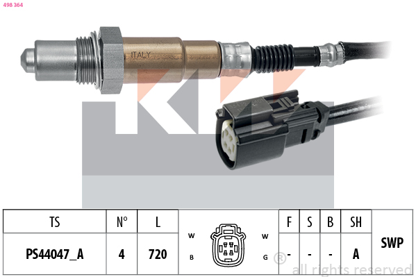 KW Lambda-sonde 498 364