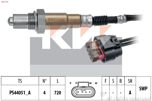 KW Lambda-sonde 498 375