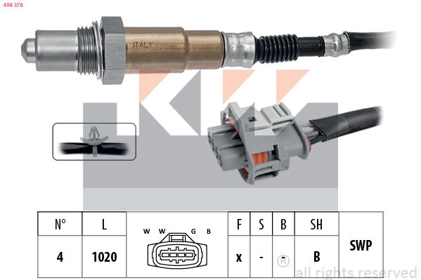 KW Lambda-sonde 498 378