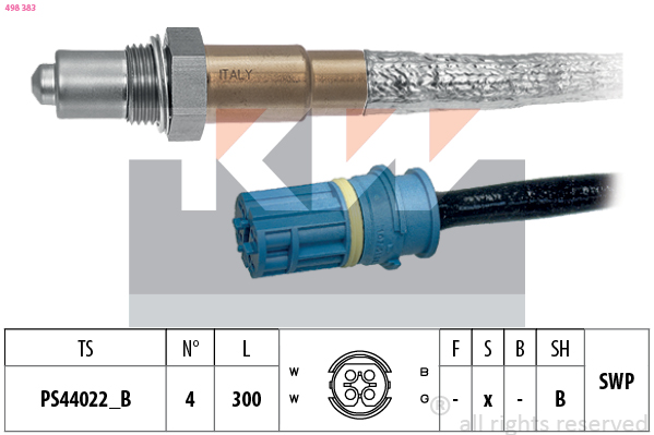 KW Lambda-sonde 498 383