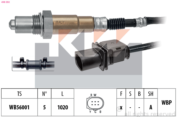 KW Lambda-sonde 498 392