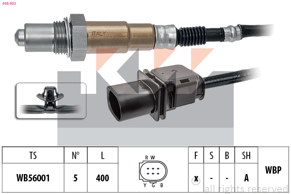 KW Lambda-sonde 498 403