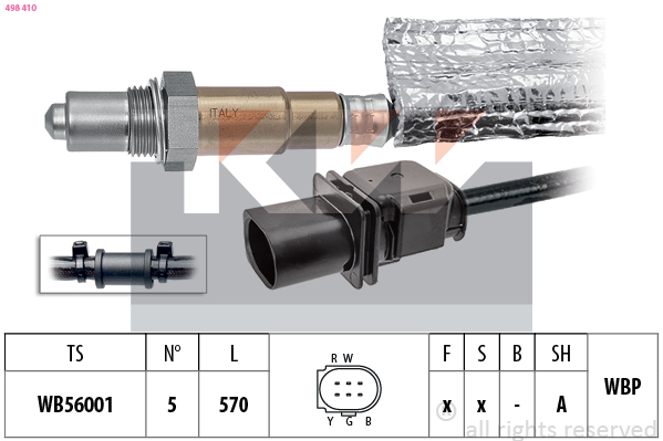 KW Lambda-sonde 498 410