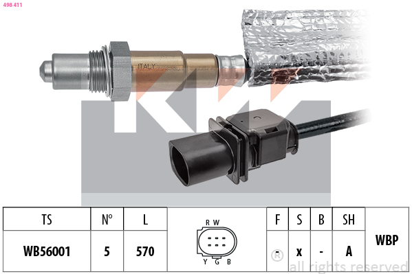 KW Lambda-sonde 498 411