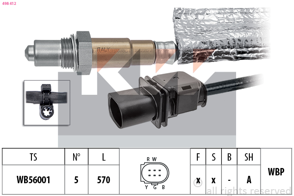 KW Lambda-sonde 498 412