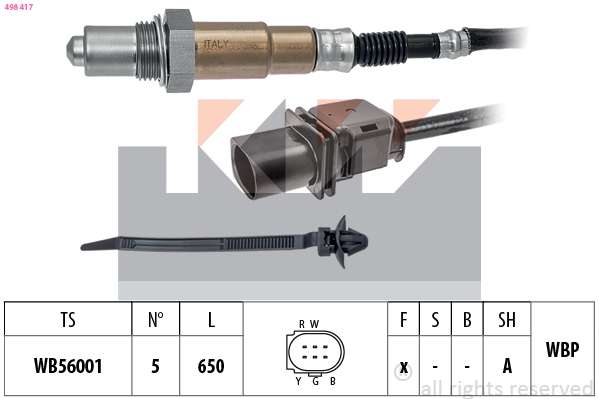 KW Lambda-sonde 498 417