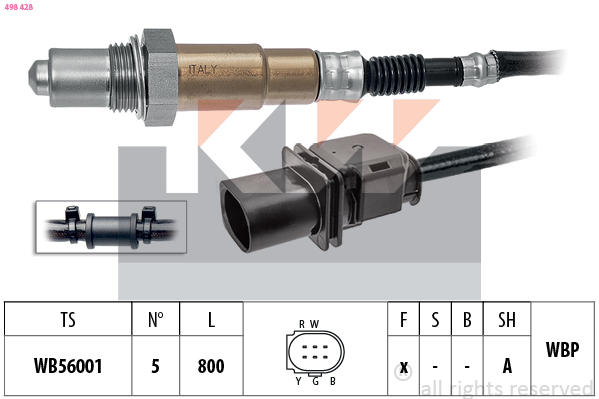 KW Lambda-sonde 498 428