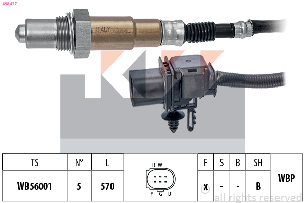 KW Lambda-sonde 498 437