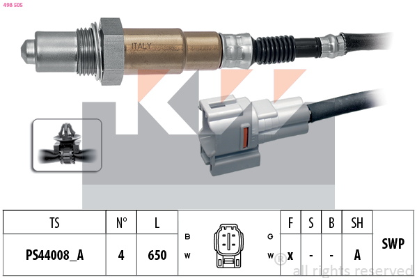 KW Lambda-sonde 498 505