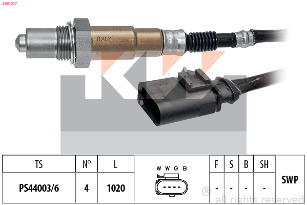 KW Lambda-sonde 498 507