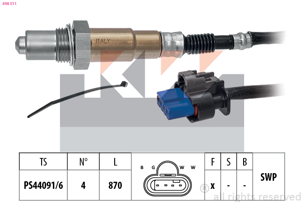 KW Lambda-sonde 498 511