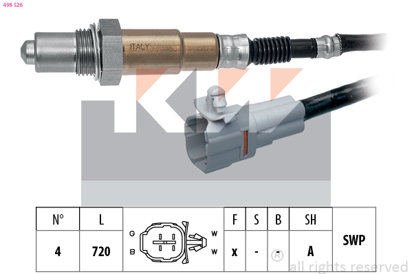 KW Lambda-sonde 498 526