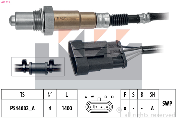 KW Lambda-sonde 498 533