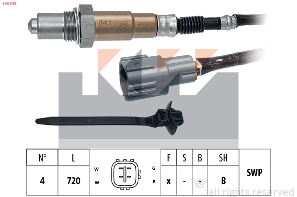 KW Lambda-sonde 498 539