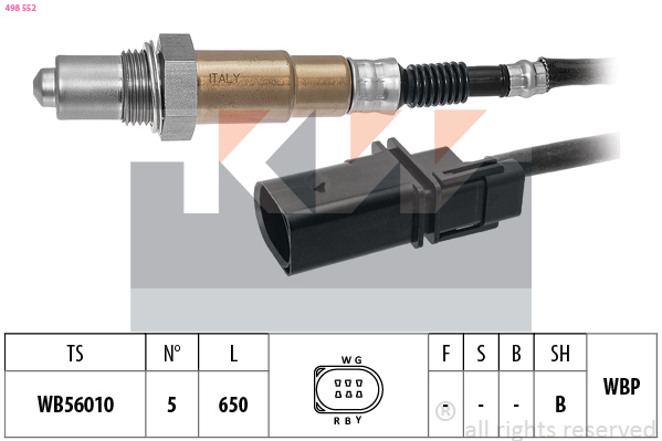 KW Lambda-sonde 498 552