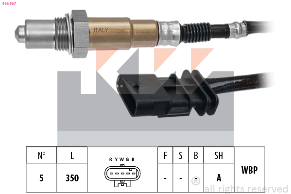 KW Lambda-sonde 498 567